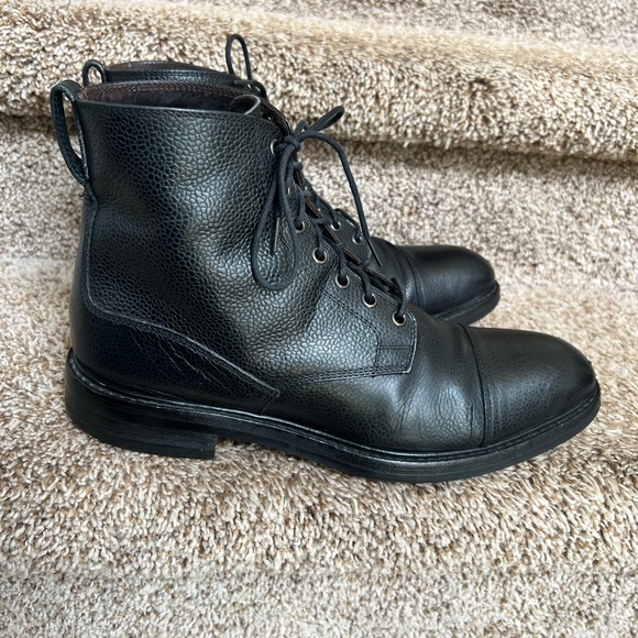 Tom Ford Black Leather Men's Boots